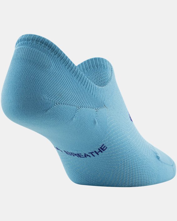 Women's UA Breathe Lite Ultra Low Liner Socks 6-Pack, Blue, pdpMainDesktop image number 12